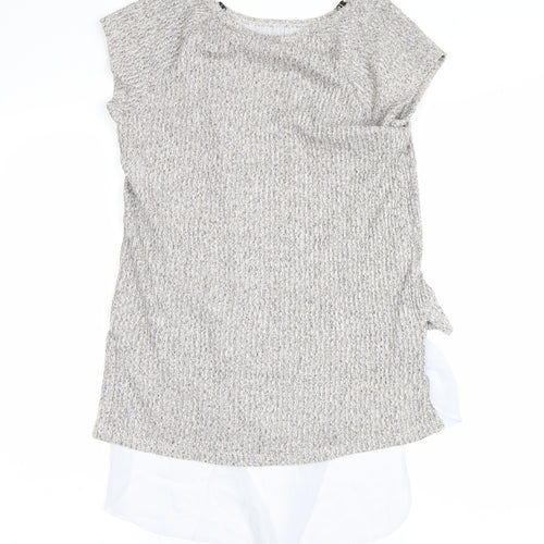 Green Envelope Womens Grey   Pullover Jumper Size S