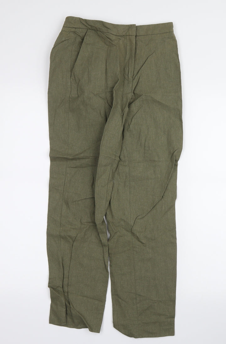 H&M Womens Green   Trousers  Size 6