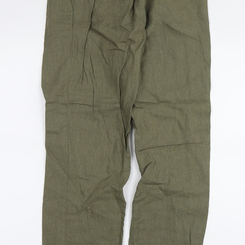 H&M Womens Green   Trousers  Size 6