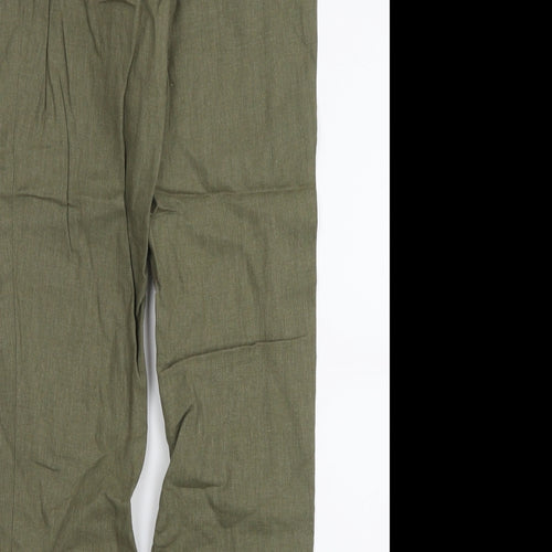 H&M Womens Green   Trousers  Size 6