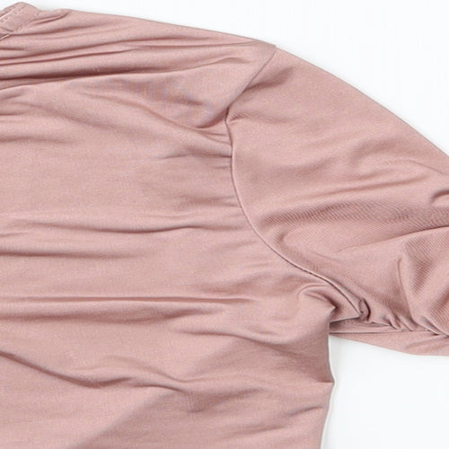 Femme Luxe Womens Pink   Basic Blouse Size 10