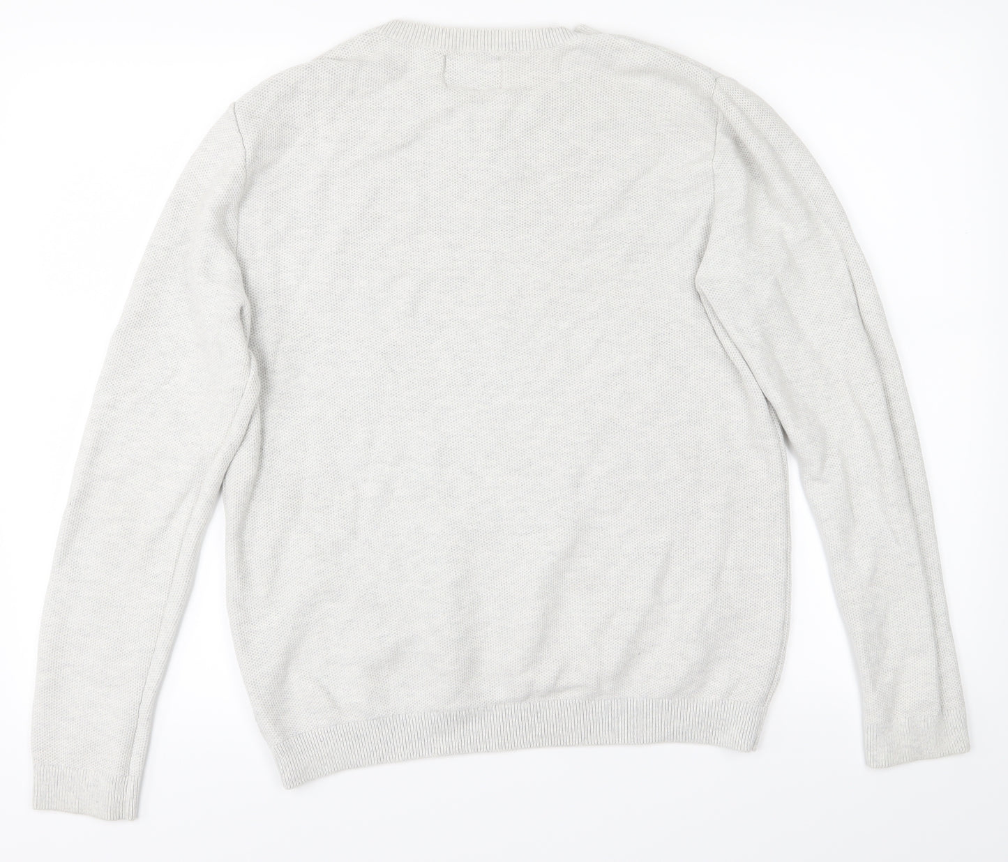 Topman Mens Grey   Pullover Jumper Size M