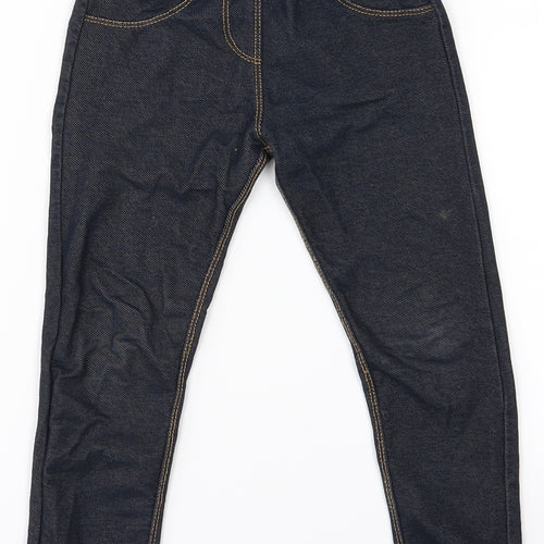Nutmeg Girls Blue   Jegging Trousers Size 3-4 Years