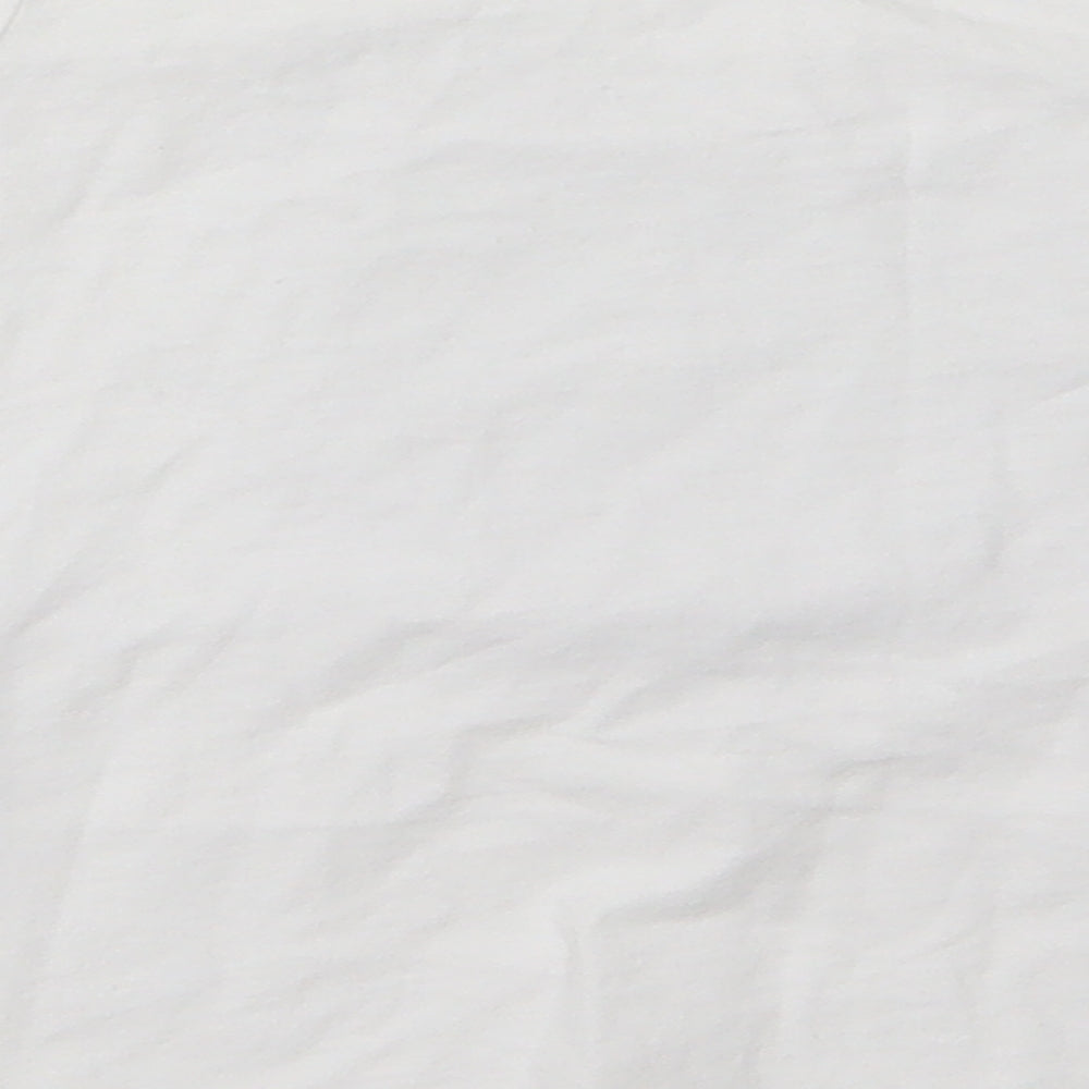 V Girls White   Basic T-Shirt Size 18-24 Months  - Heart