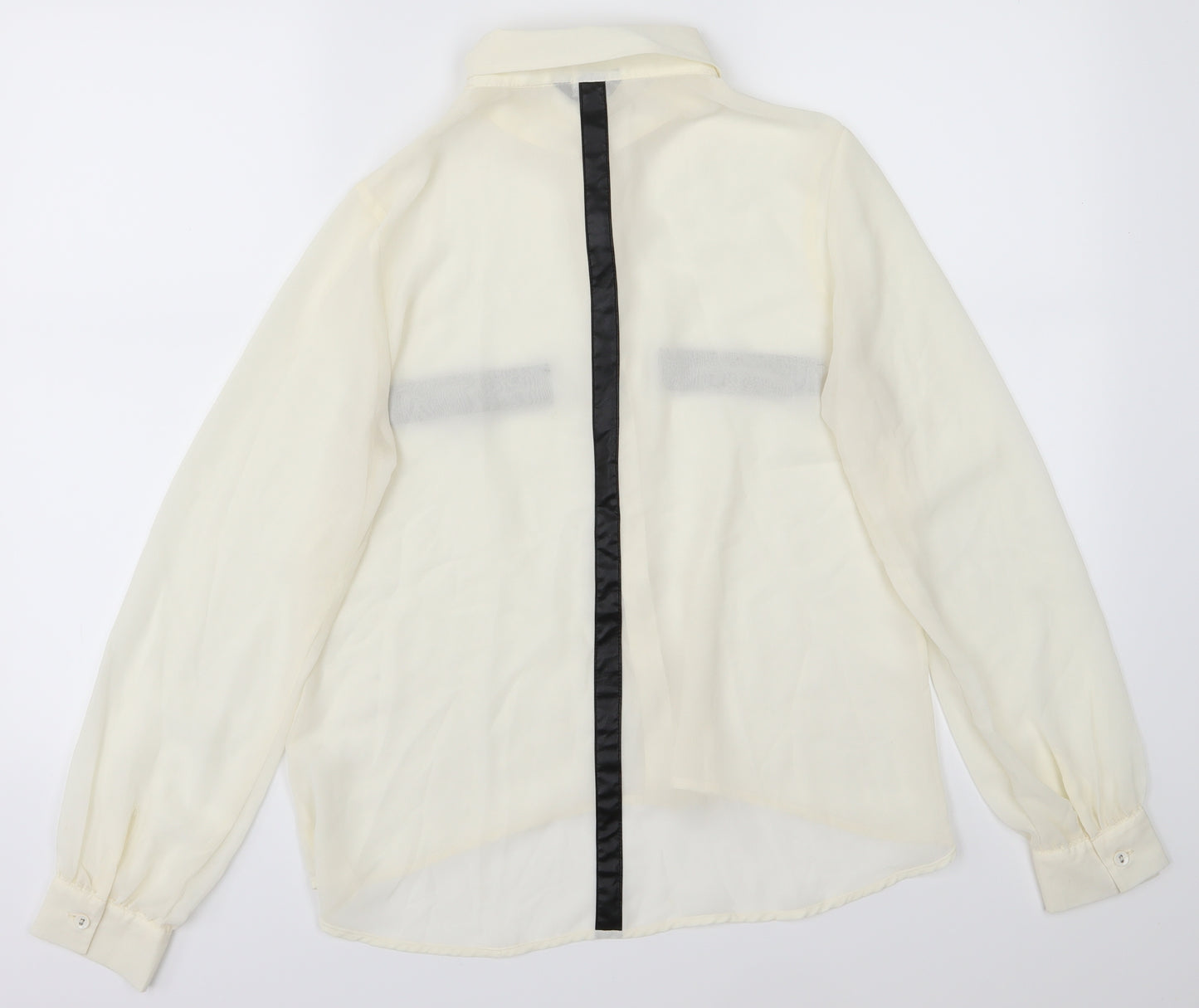 Papaya Womens White   Basic Blouse Size 12