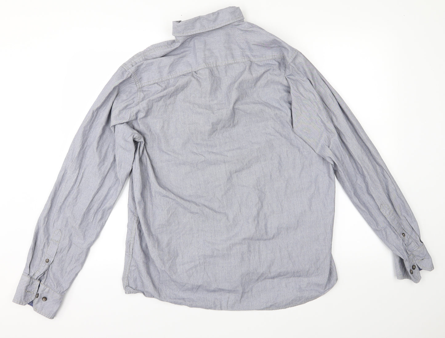 RESERVED Mens Blue    Button-Up Size L