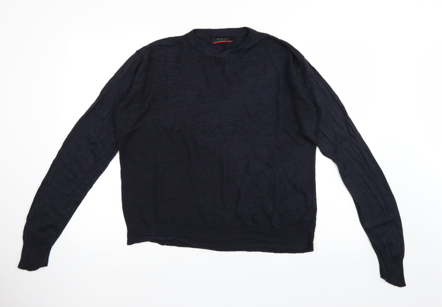 PIERE CANDIN Mens Blue   Pullover Jumper Size L