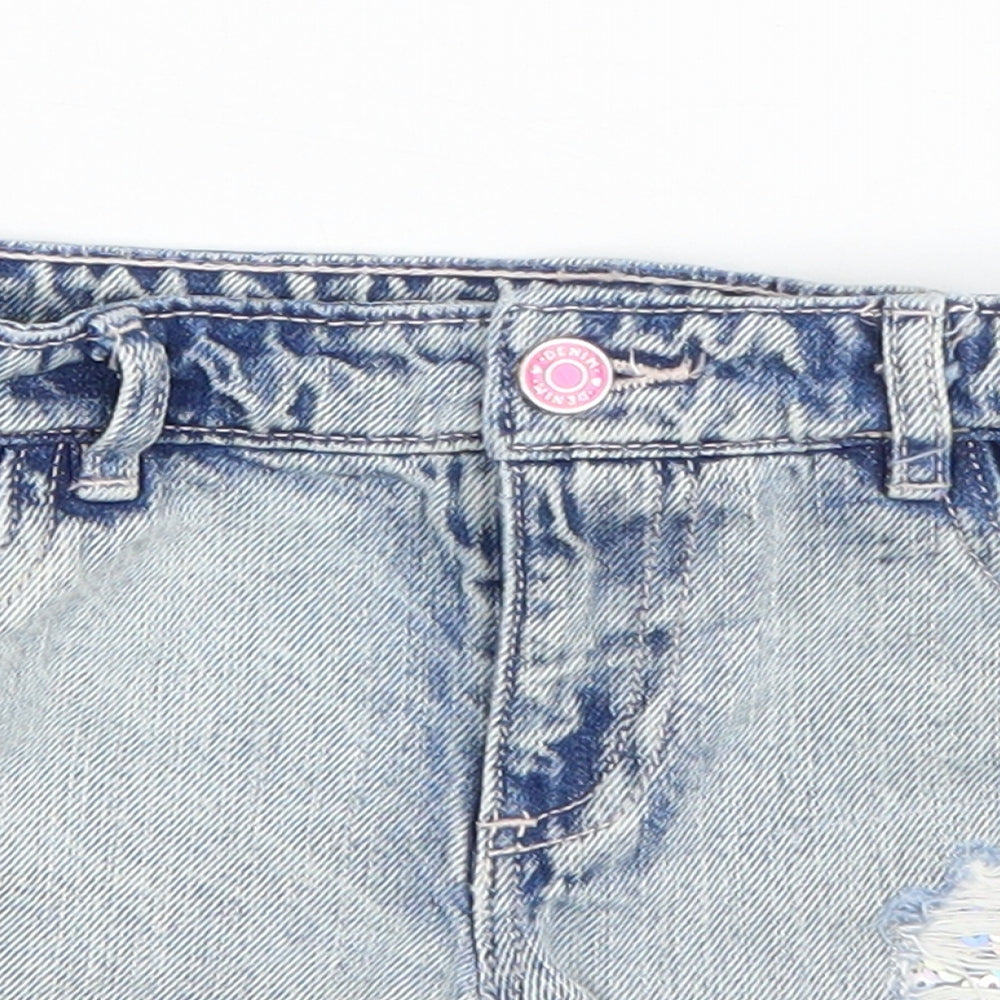 TU Girls Blue   Hot Pants Shorts Size 5 Years
