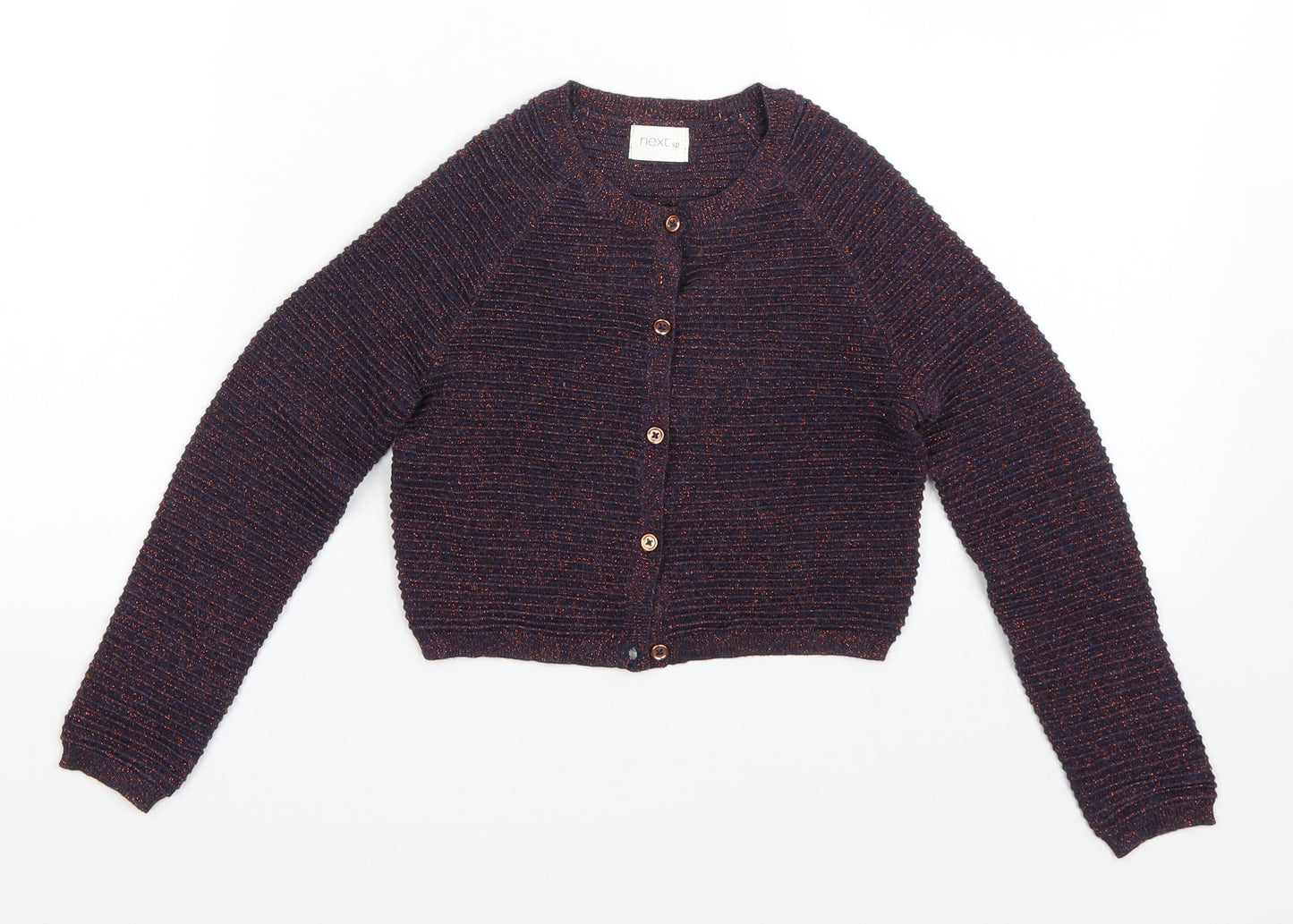 NEXT Girls Purple   Cardigan Jumper Size 6 Years