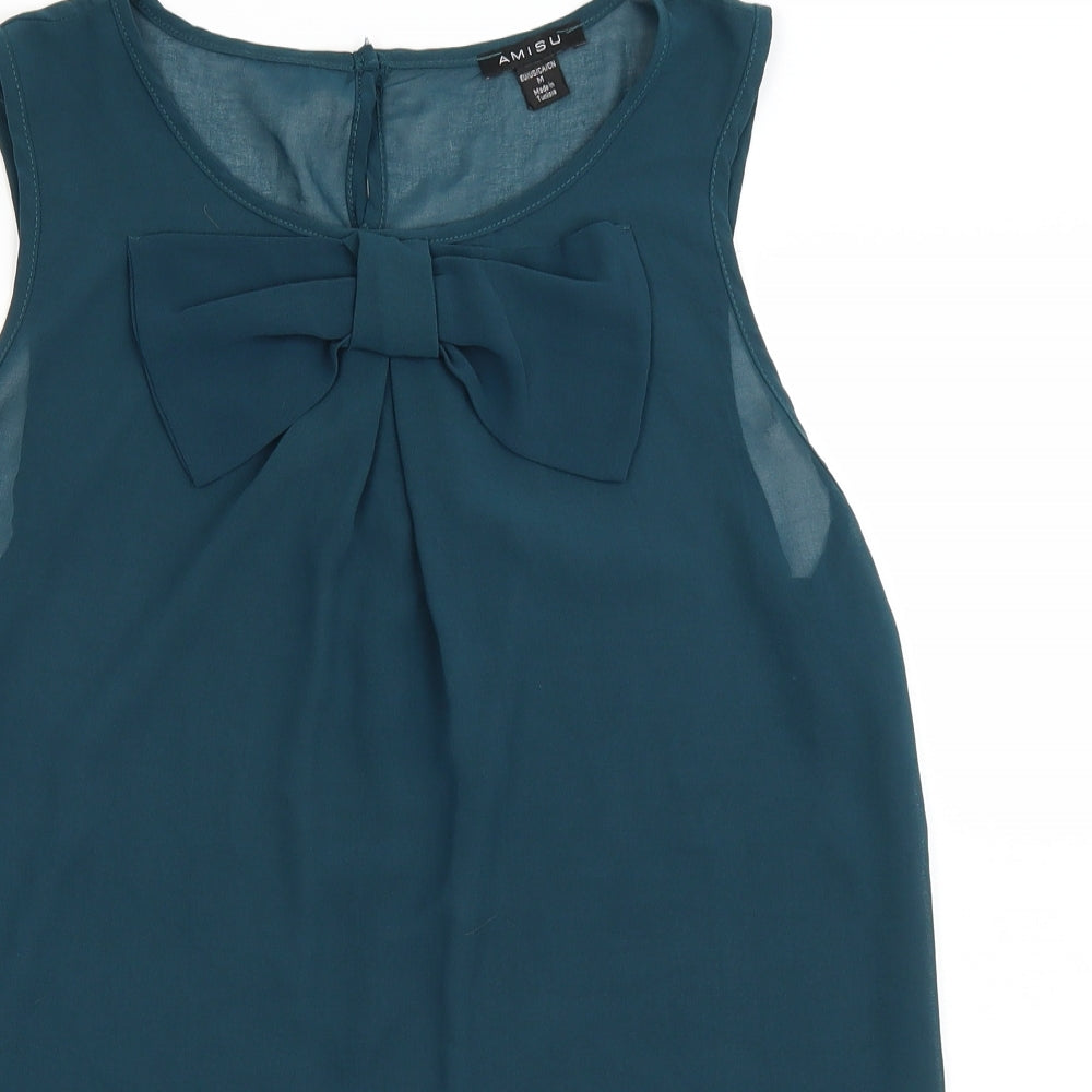 Amisu Womens Blue   Basic Tank Size M