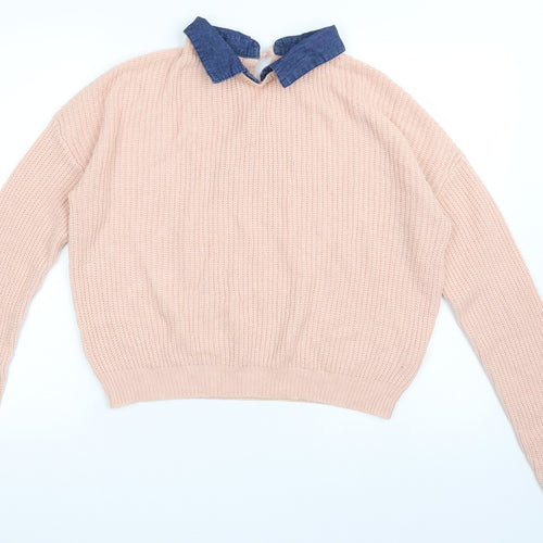 Primark Womens Pink   Pullover Jumper Size 12