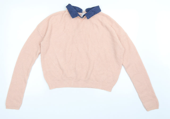 Primark Womens Pink   Pullover Jumper Size 12