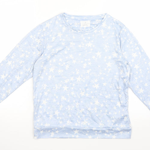 Matalan Womens Blue Polka Dot   Pyjama Top Size S