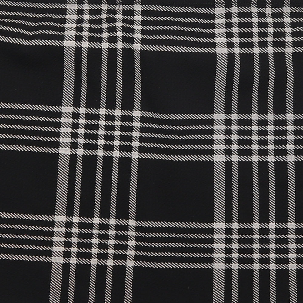 Select Womens Black Check  Straight & Pencil Skirt Size 14