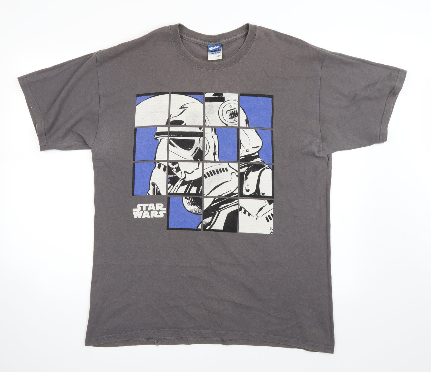 Star Wars Mens Grey    T-Shirt Size L  - Star Wars