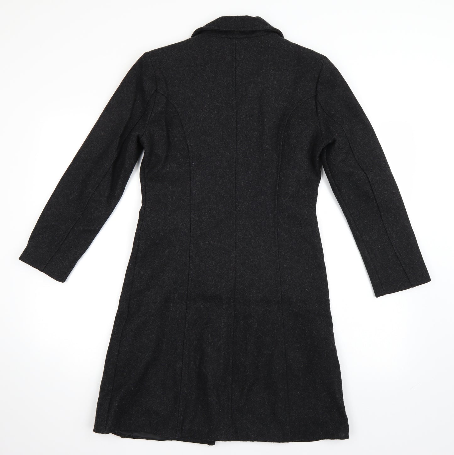 Preworn Womens Grey   Trench Coat Coat Size S