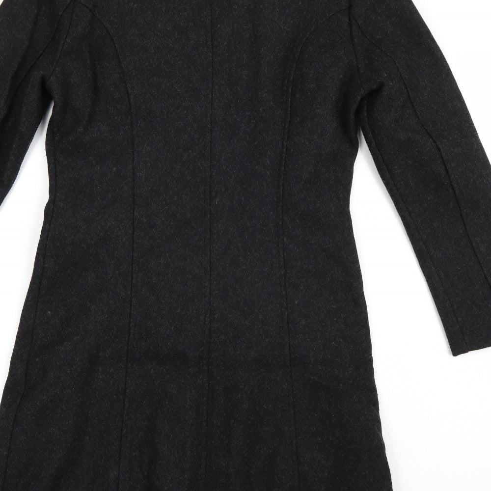 Preworn Womens Grey   Trench Coat Coat Size S