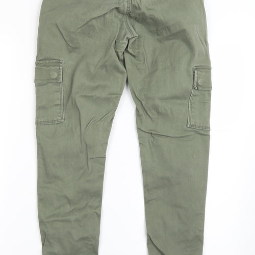 Colours of The World Womens Green   Cargo Trousers Size 8 L26 in