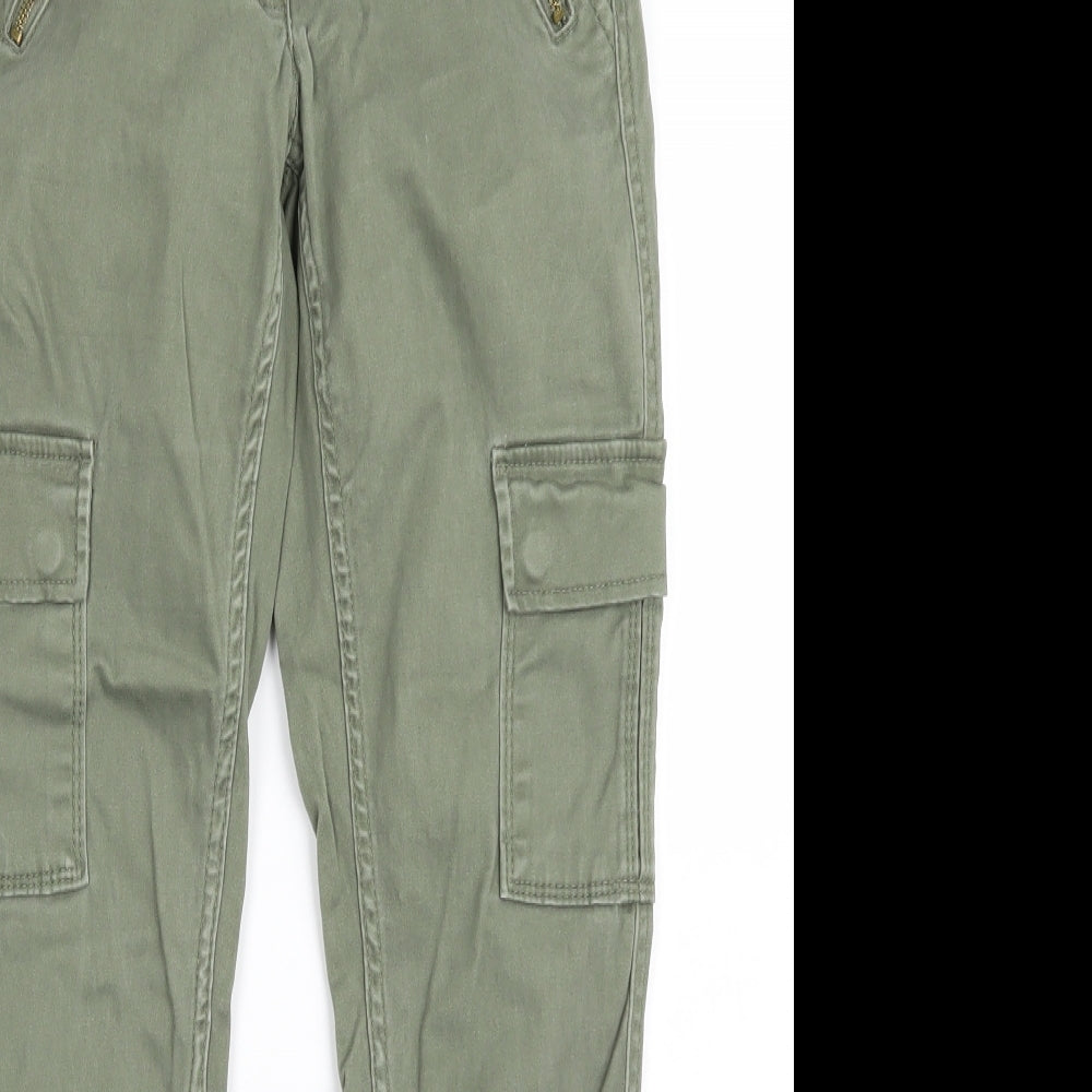 Colours of The World Womens Green   Cargo Trousers Size 8 L26 in