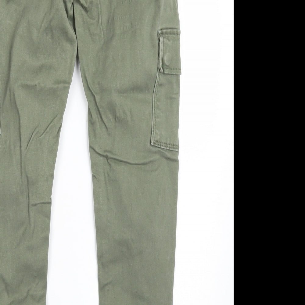 Colours of The World Womens Green   Cargo Trousers Size 8 L26 in