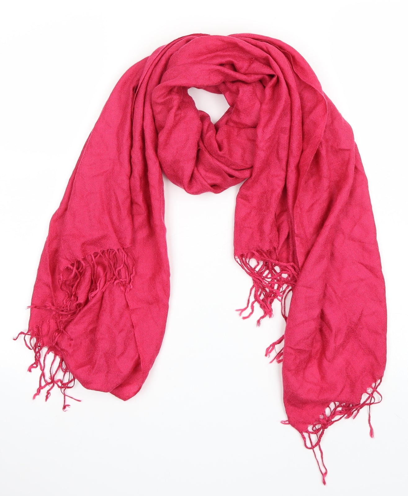 Preworn Womens Pink    Scarf