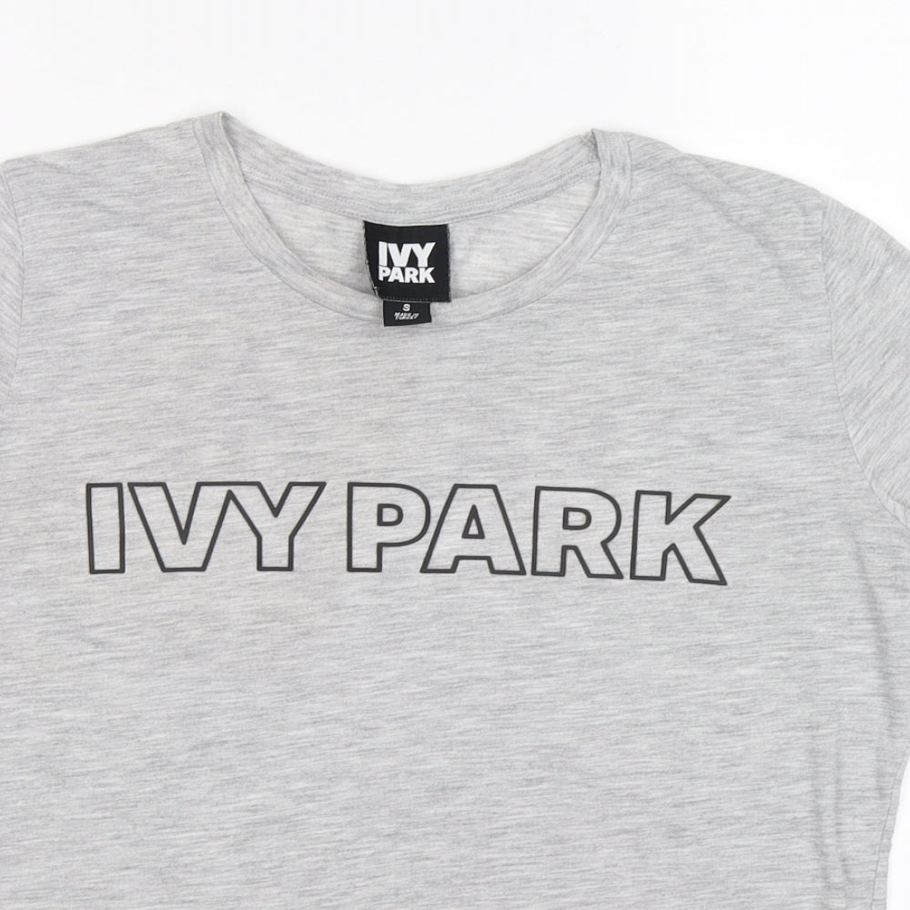 IVY PARK Womens Grey   Basic T-Shirt Size S