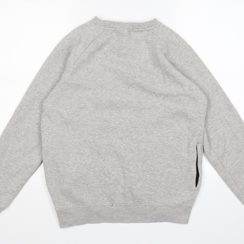 The North Face Mens Grey  Jersey Pullover Sweatshirt Size M  - zip pockets