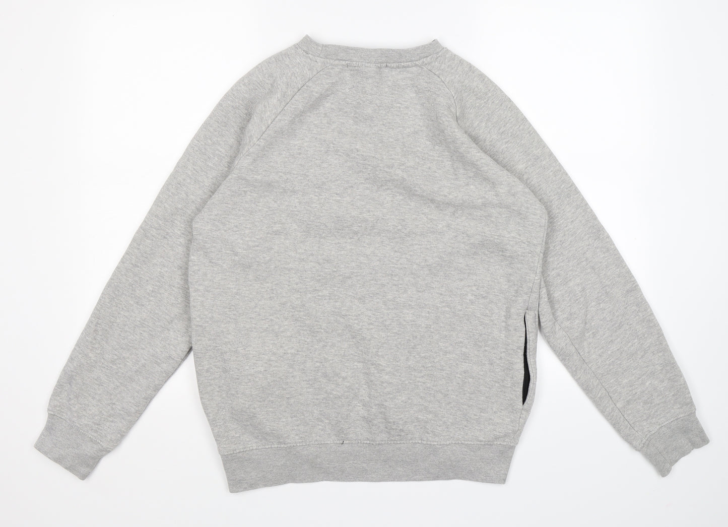 The North Face Mens Grey  Jersey Pullover Sweatshirt Size M  - zip pockets