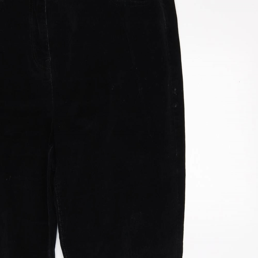 NEXT Womens Black  Corduroy Bootcut Jeans Size 18 L32 in - CORDS