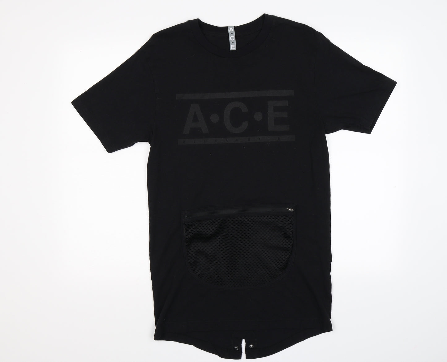 A.C.E Mens Black    T-Shirt Size M  - All Can Exist