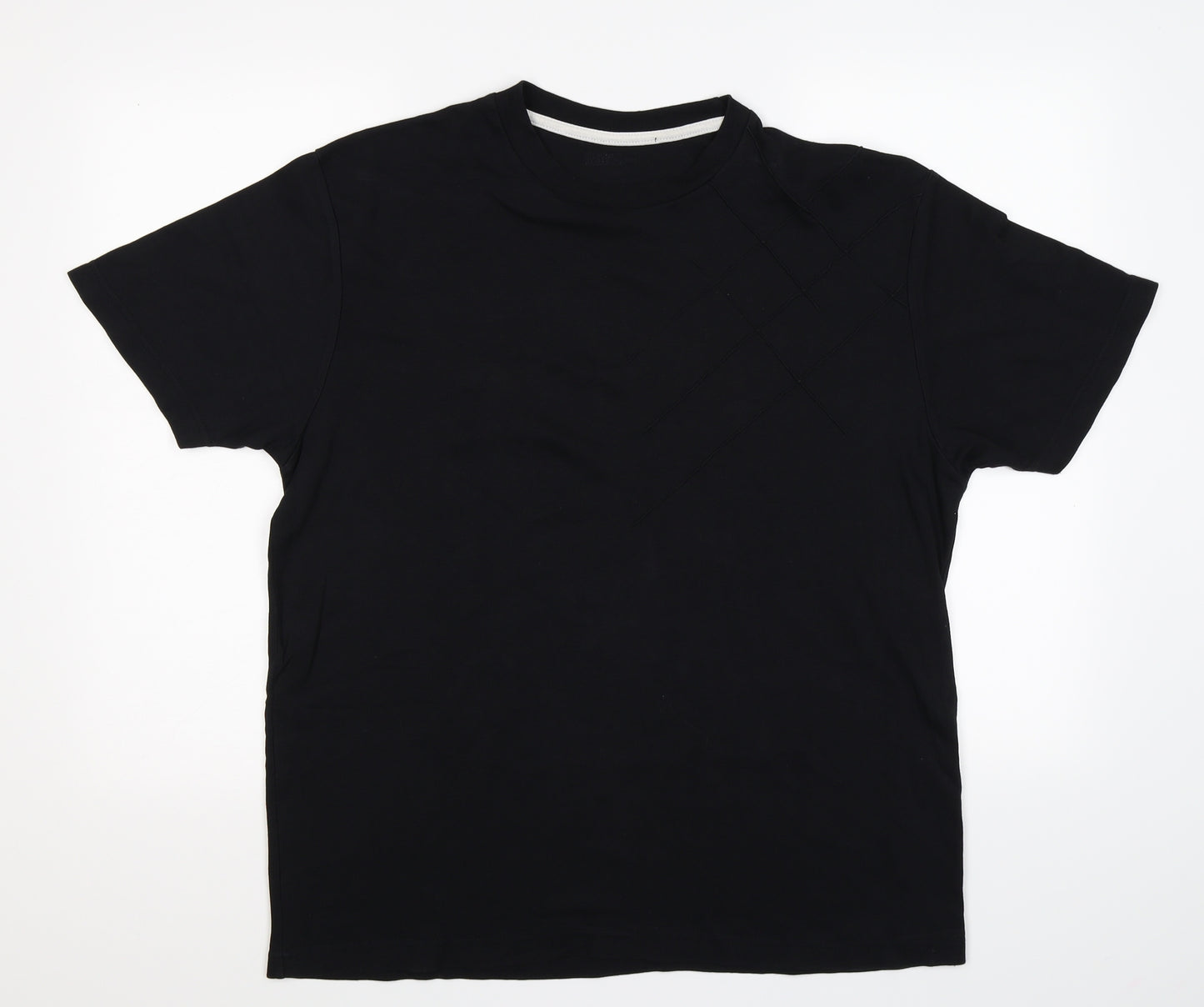 Easy Mens Black    T-Shirt Size M