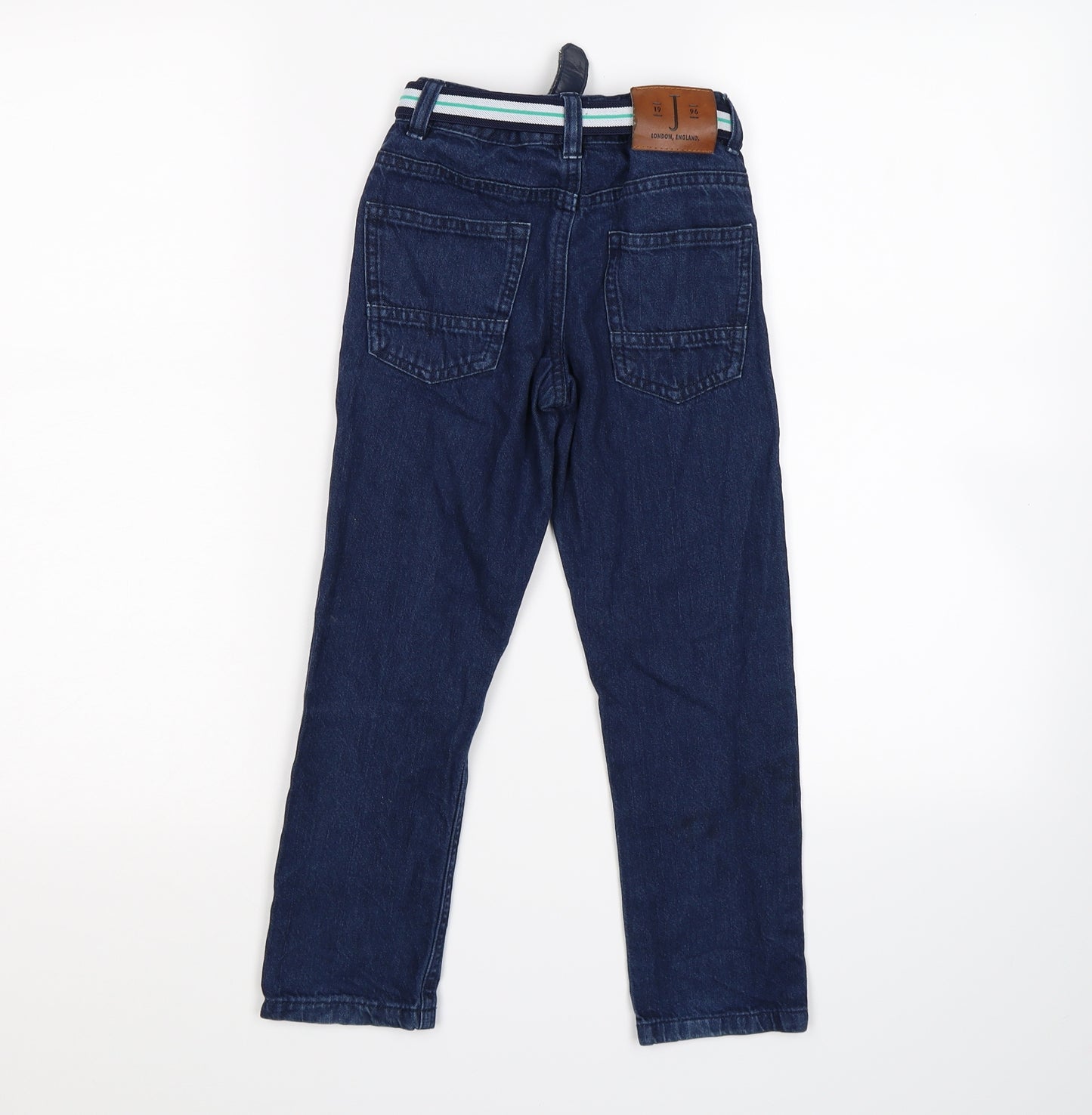 Jasper Conran Boys Blue  Denim Straight Jeans Size 6 Years - with belt