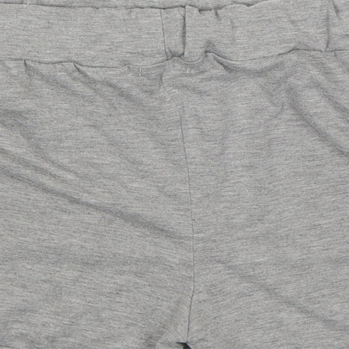 Pretty Little Thing  Womens Grey  Jersey Sweat Shorts Size 12 - PLT
