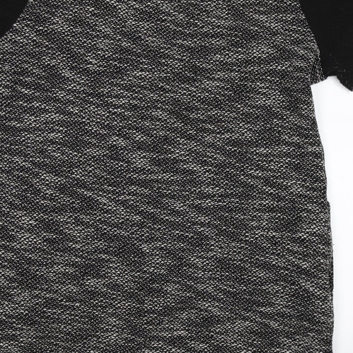 Miss Selfridge Womens Grey  Knit Pullover Jumper Size 14  - smock