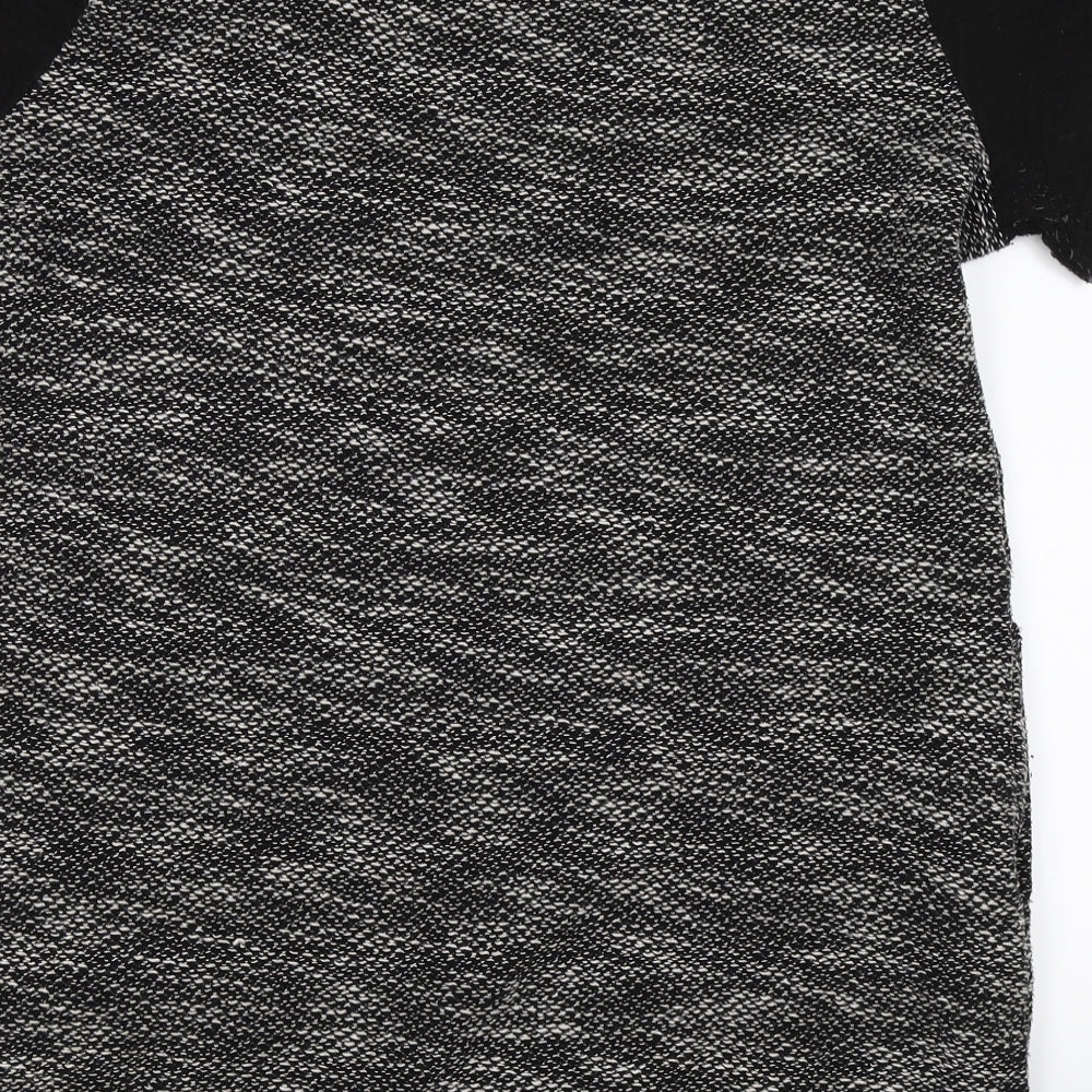 Miss Selfridge Womens Grey  Knit Pullover Jumper Size 14  - smock