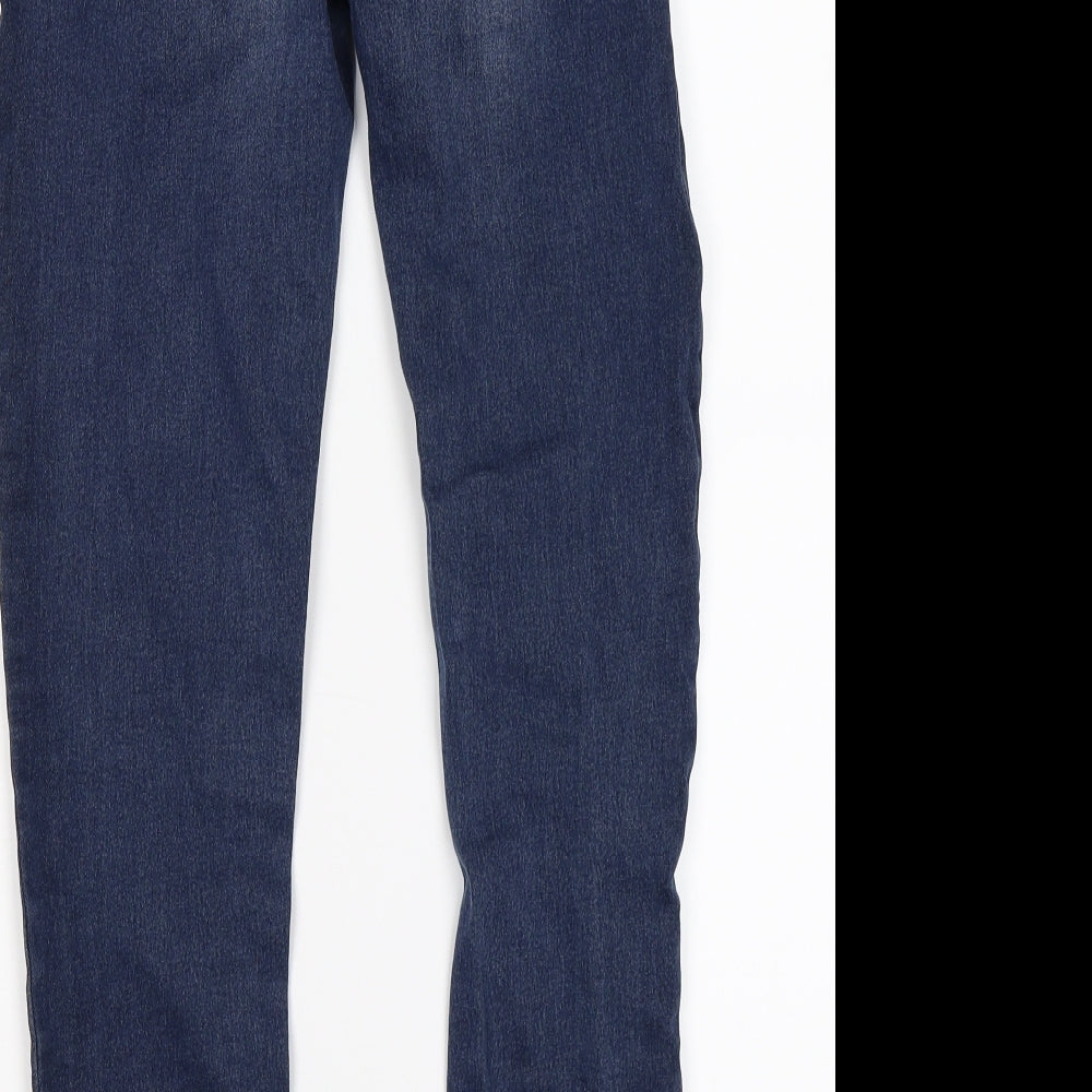 Avenue Womens Blue  Denim Jegging Leggings Size 10 L27 in