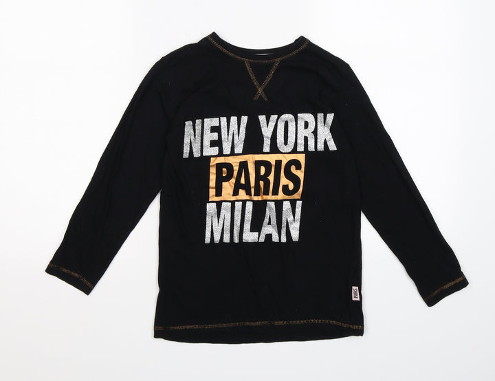 Young Dimension Girls Black   Basic Casual Size 7-8 Years  - NEW YORK PARIS, MILAN