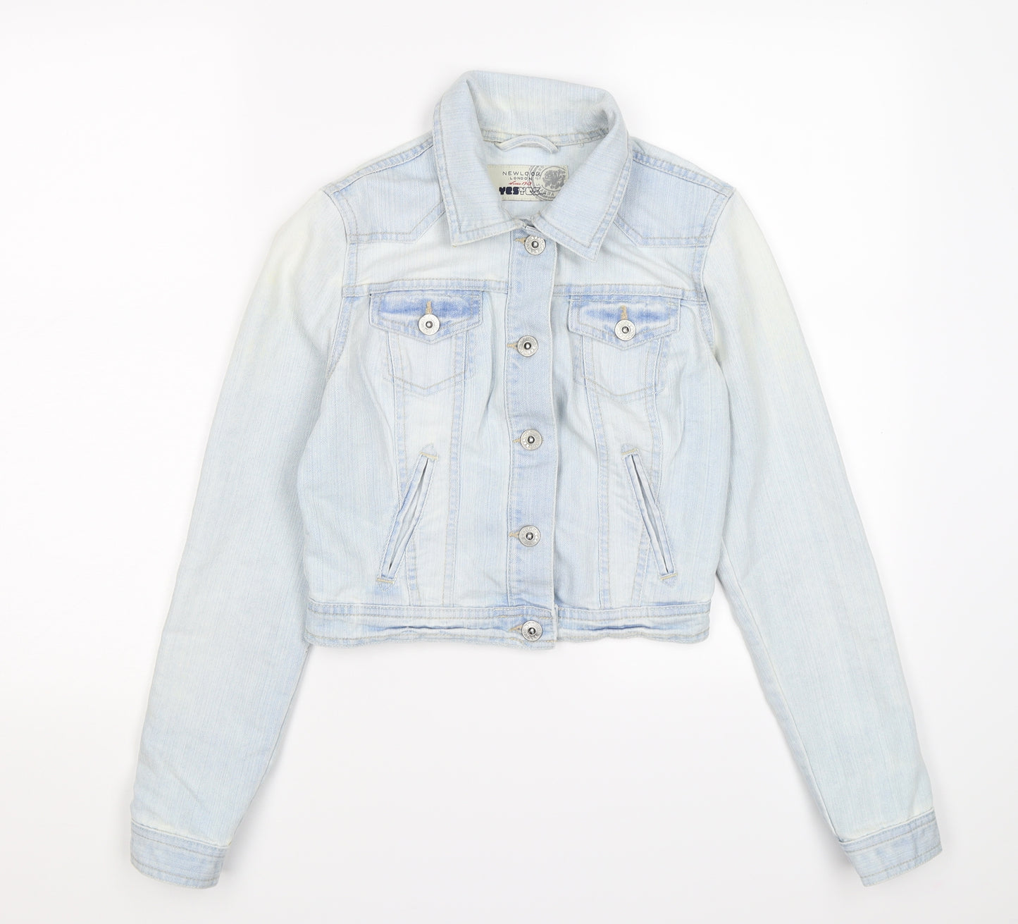 New Look Womens Blue  Denim Jacket  Size 8