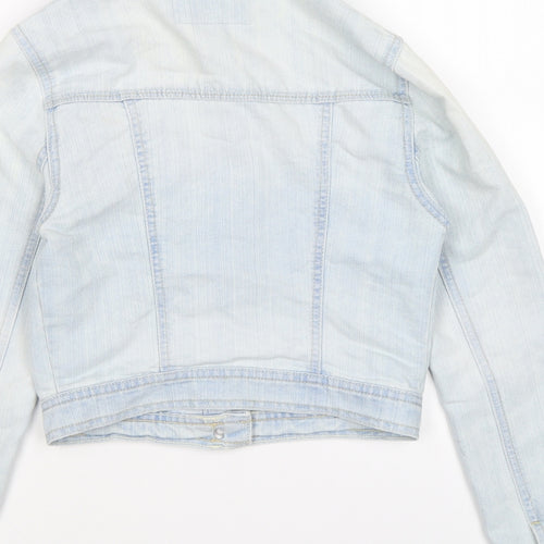 New Look Womens Blue  Denim Jacket  Size 8