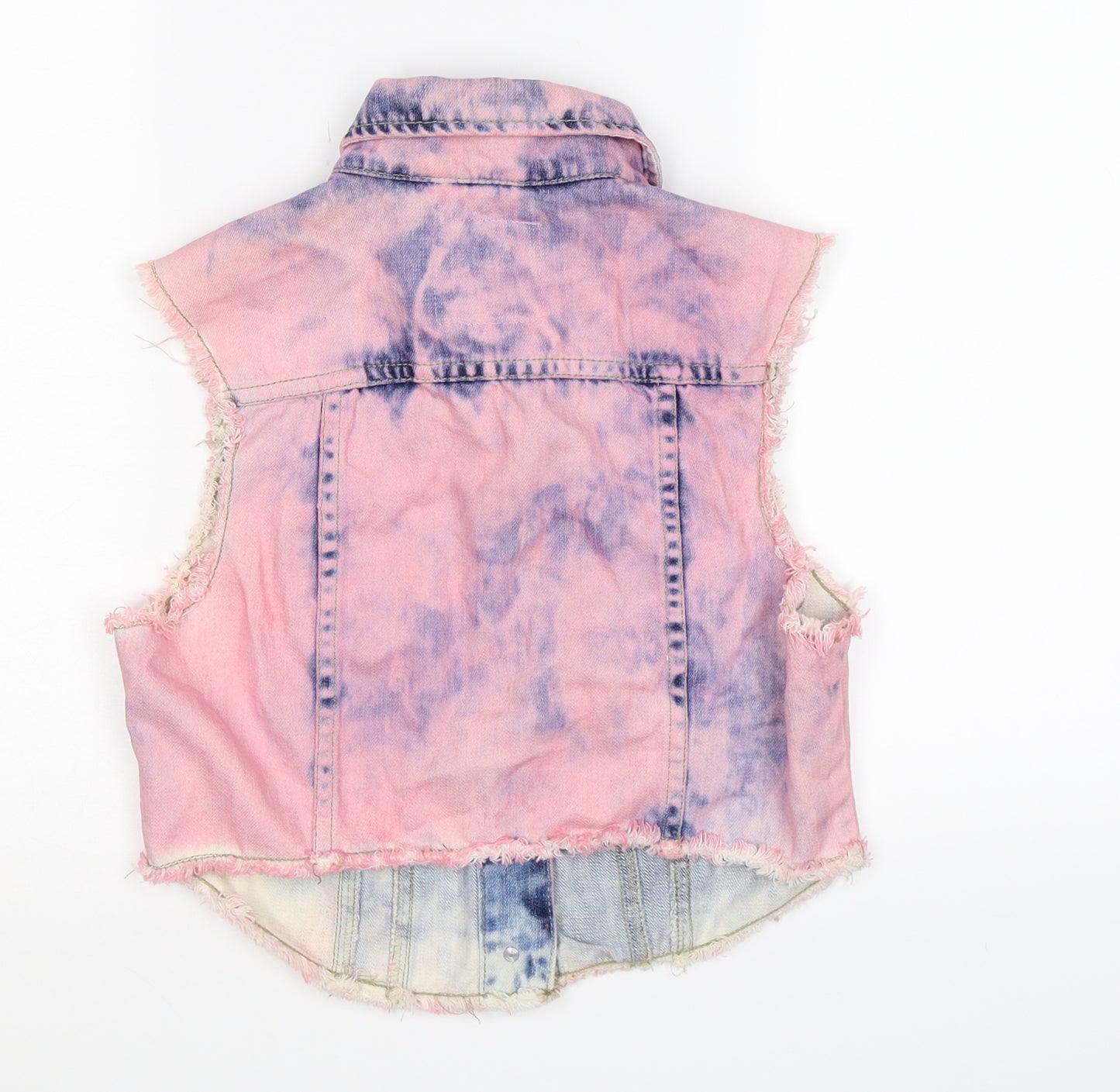 denim co Womens Pink  Denim Vest Jumper Size 10
