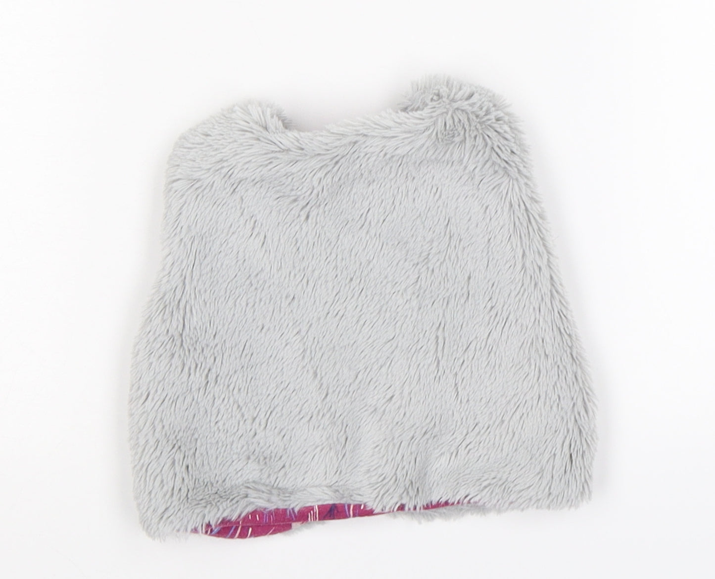 TU Girls Grey   Vest Jumper Size 9-12 Months  - faux fur