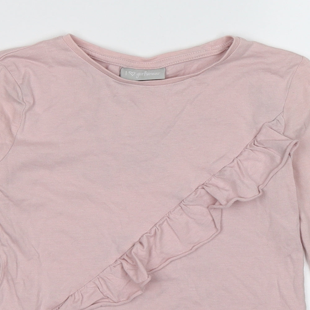 NEXT Girls Pink   Basic Casual Size 8 Years  - frill