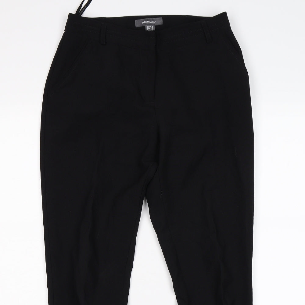 Primark Womens Black   Dress Pants Trousers Size 8 L27 in