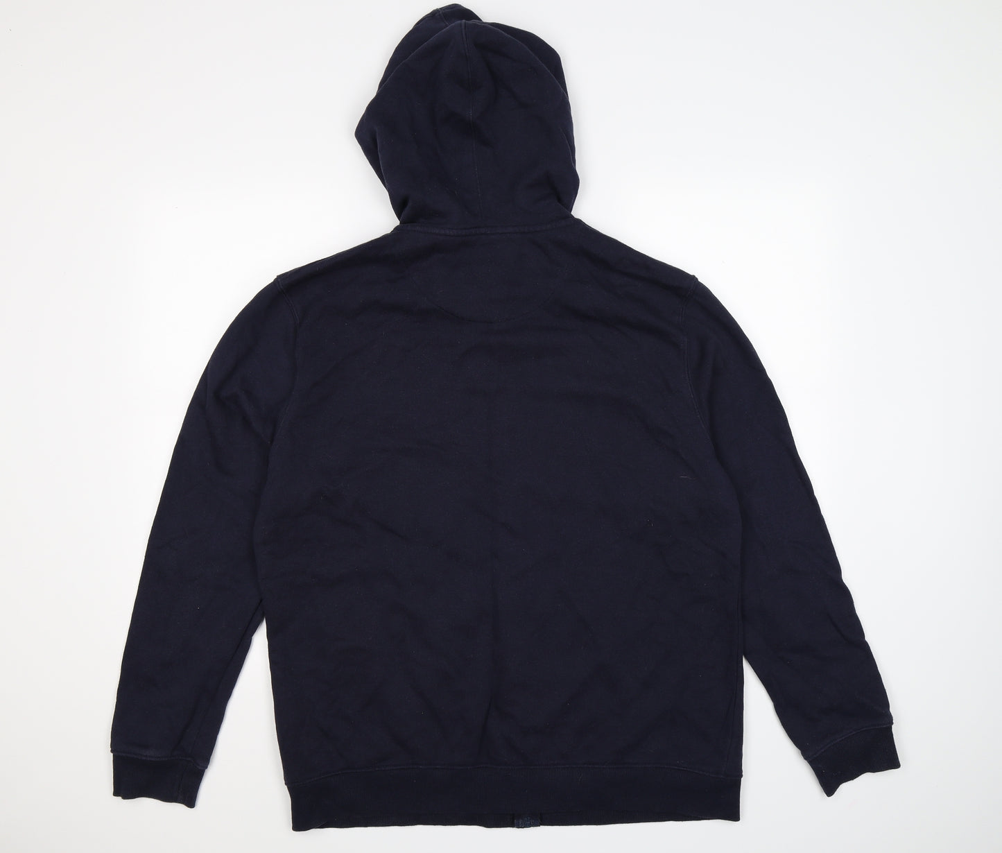 Easy Mens Blue   Full Zip Hoodie Size XL
