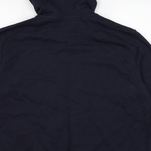 Easy Mens Blue   Full Zip Hoodie Size XL