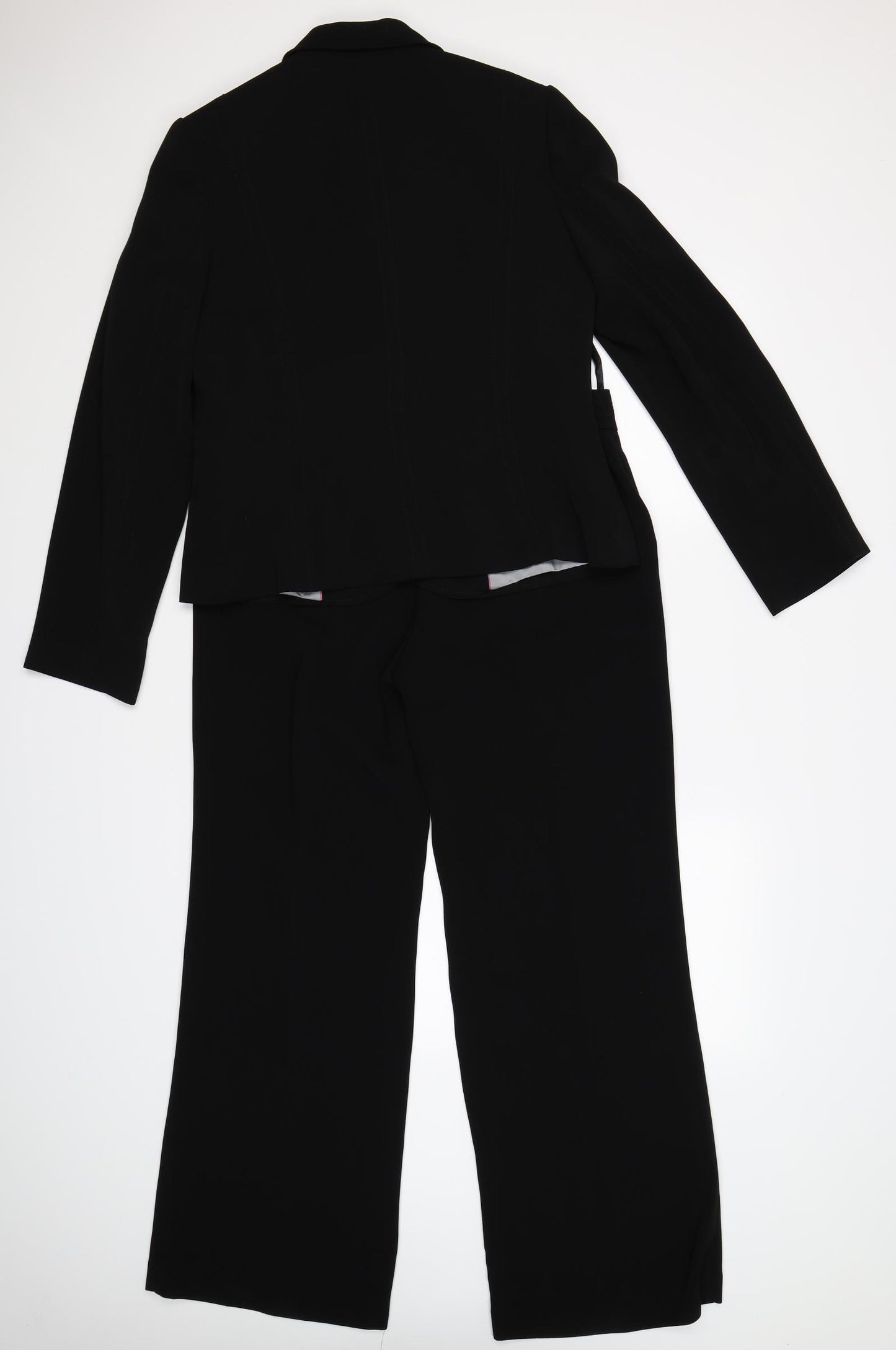 Per Una Womens Black   Trouser Suit Suit Size 12 L31 in