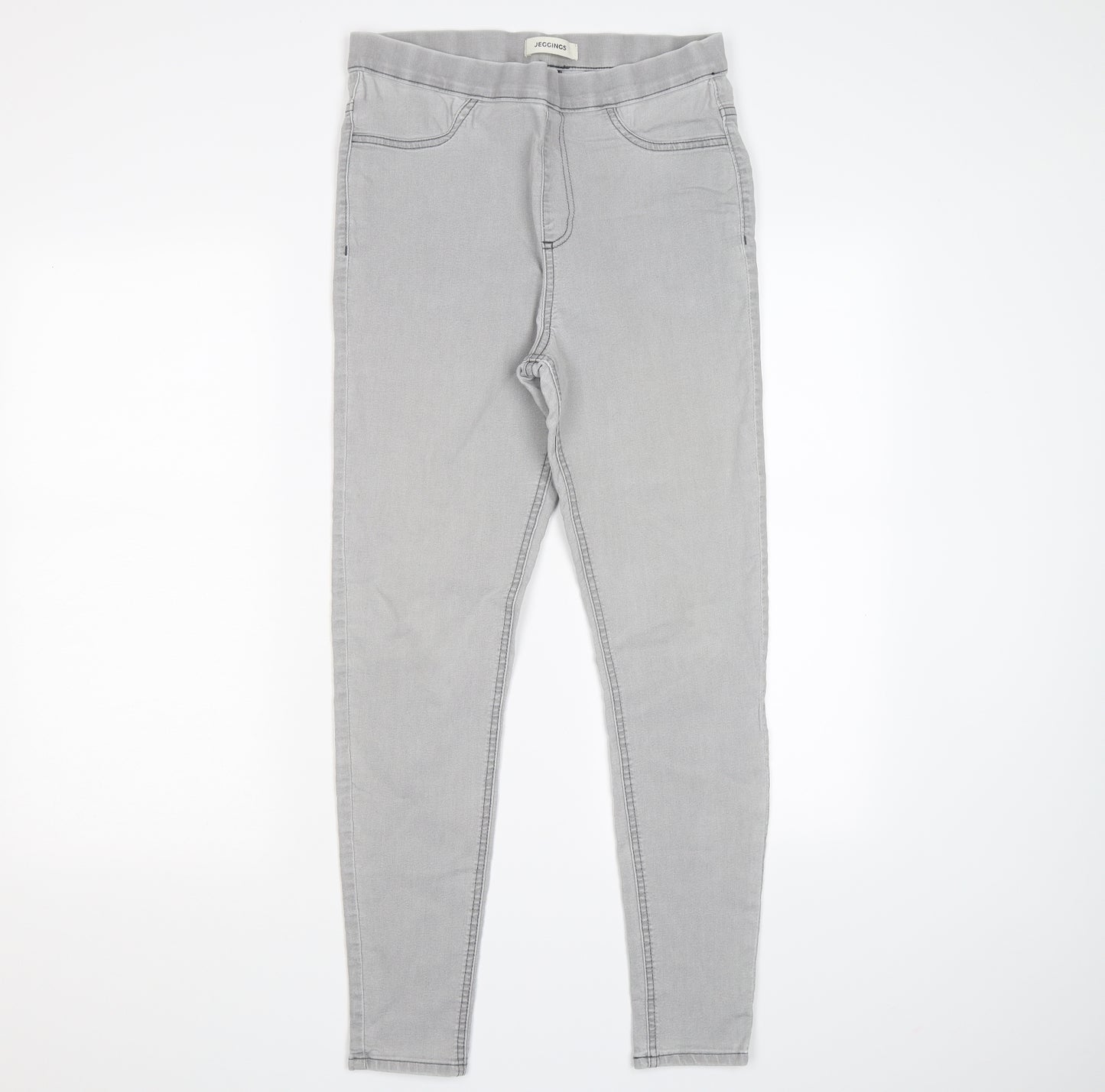 Marks and Spencer Womens Grey  Denim Jegging Leggings Size 12 L28 in