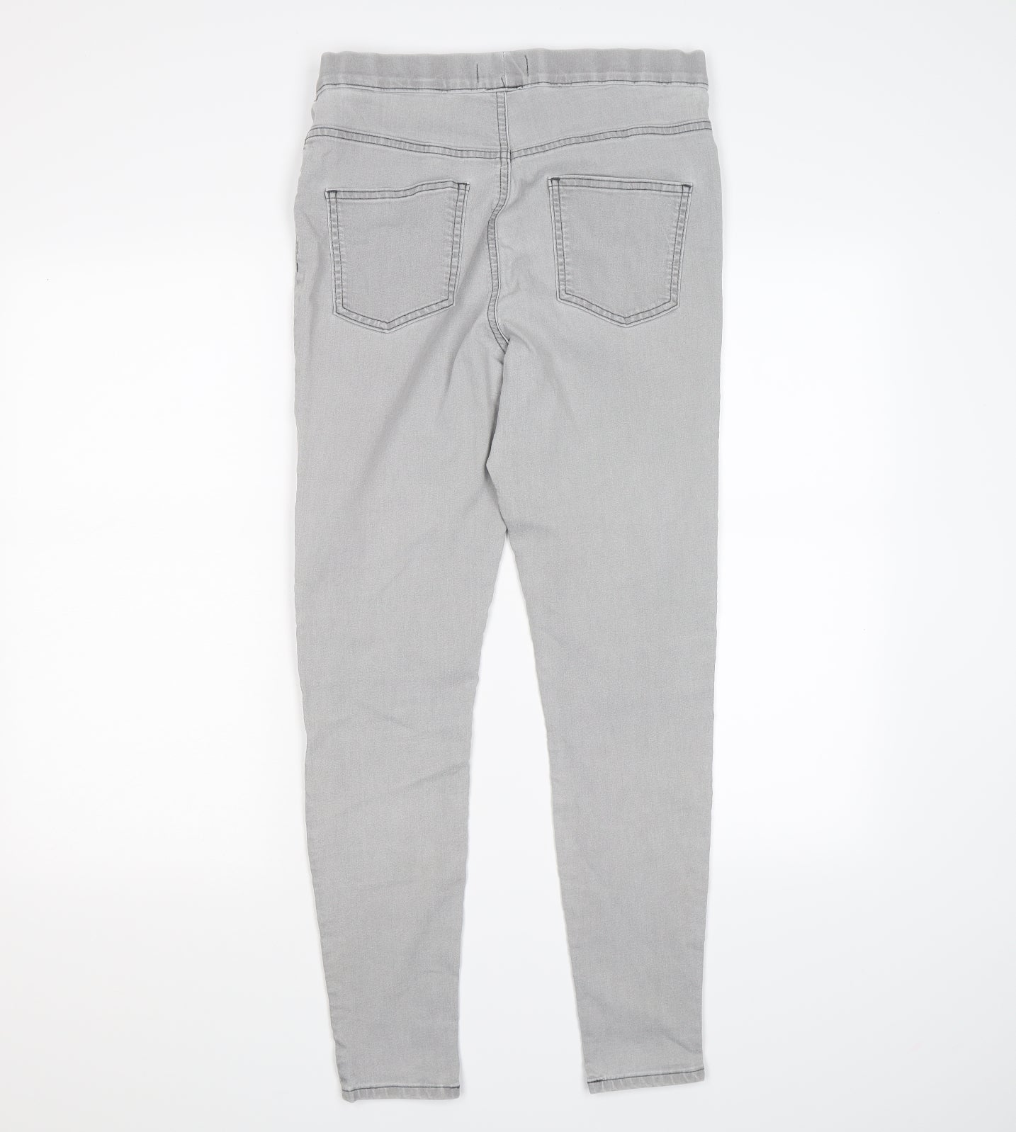 Marks and Spencer Womens Grey  Denim Jegging Leggings Size 12 L28 in