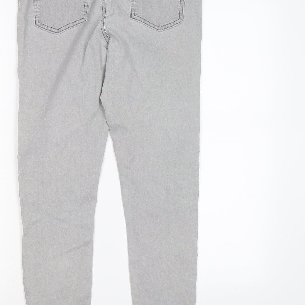 Marks and Spencer Womens Grey  Denim Jegging Leggings Size 12 L28 in