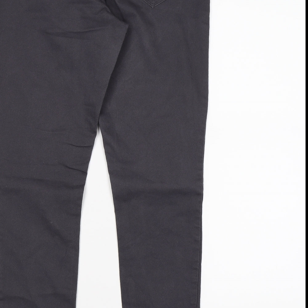 George Womens Grey  Denim Skinny Jeans Size 14 L27 in